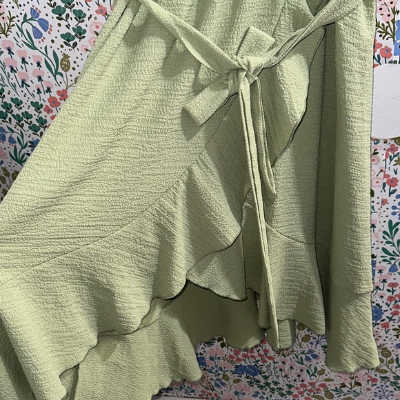 SHEIN Olive Green High Low Dress - Picture 10 of 10